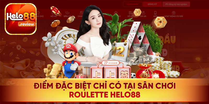 Ưu điểm đặc biệt chỉ có tại sân chơi Roulette Helo88